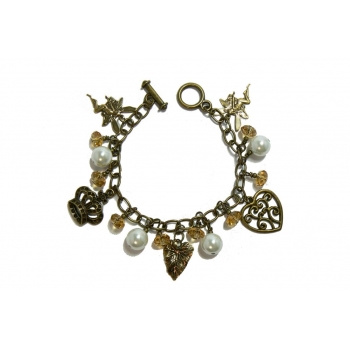 Gold Plated Charm Bracelet Gold Plated Charm Bracelet